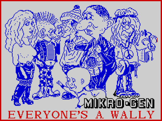 Everyone's A Wally title screen for ZX Spectrum